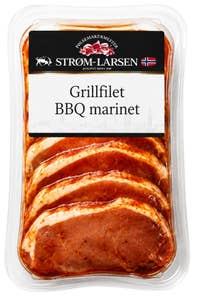 Strøm-Larsen AS BBQ-marinert grillfilet tynnskåret