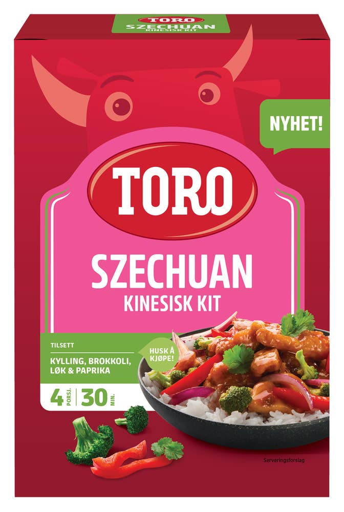 Toro Szechuan kinesisk kit 4 porsjoner