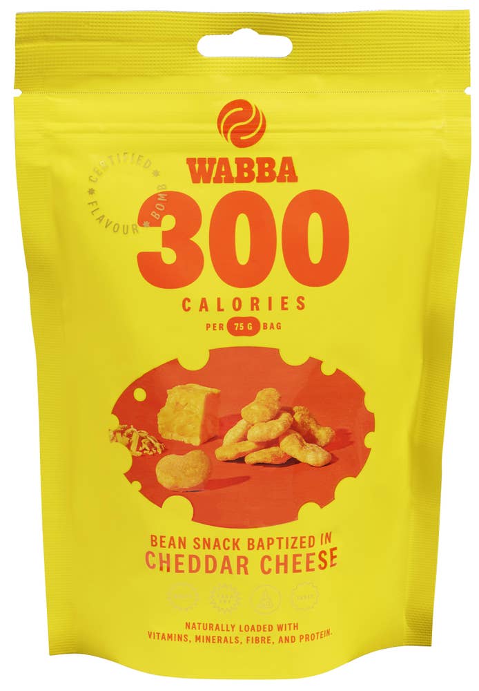 WABBA Bean Snacks Cheddar Cheese