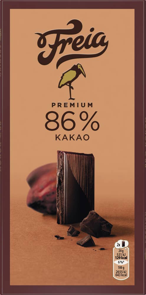FREIA Premium Dark 86% Cocoa