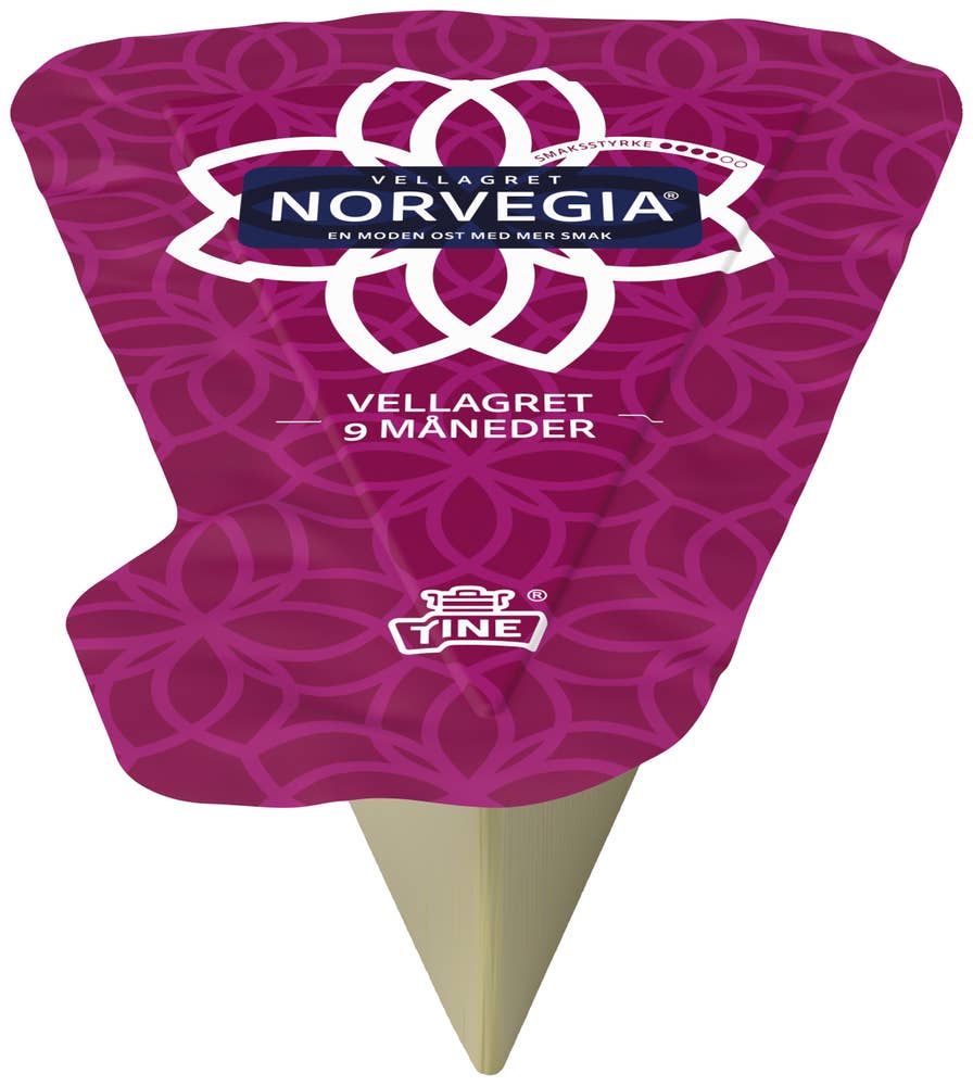 TINE Norvegia vellagret med skorpe 9 mnd