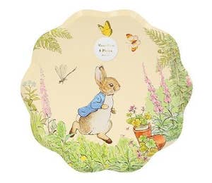 Sprell Papptallerkener Petter Kanin 8 stk