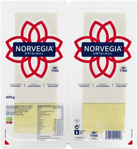 TINE Norvegia 27% Hotellbrett