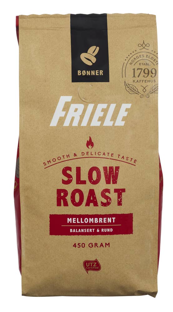 Friele Slow roast Medium Utz Hele bønner