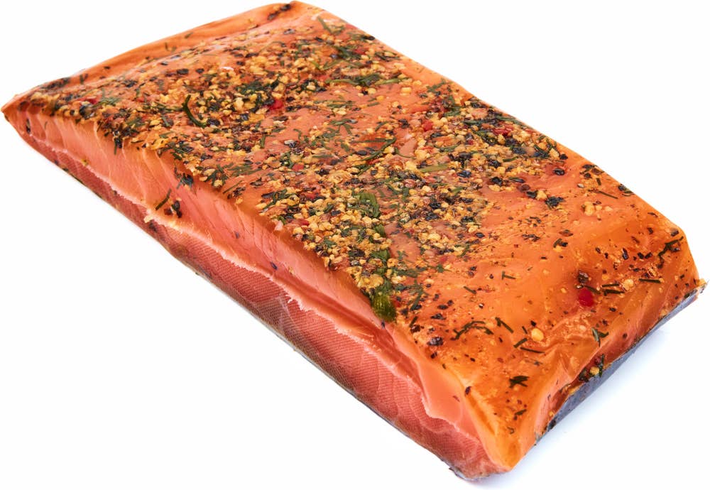 Det Gamle Røgeri Røyksteamet Gravet Laks