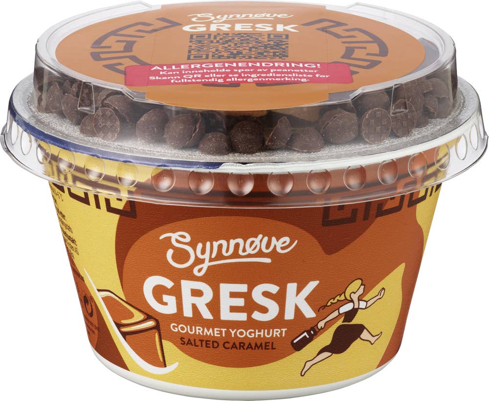 Synnøve Gresk gourmetyoghurt Salted Caramel