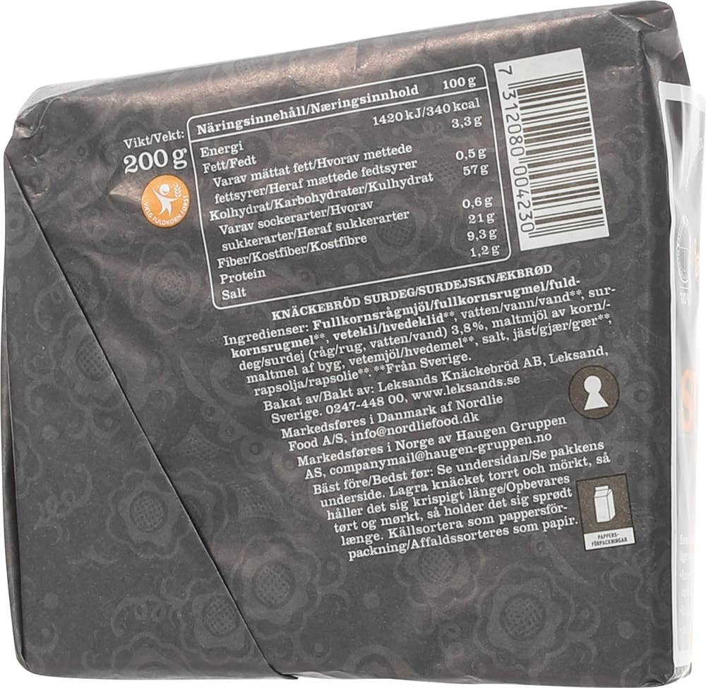Leksands Surdeigsknekkebrød