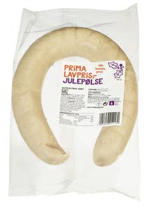 Prima Lavpris Urøkt Julepølse kokt Laveste Pris