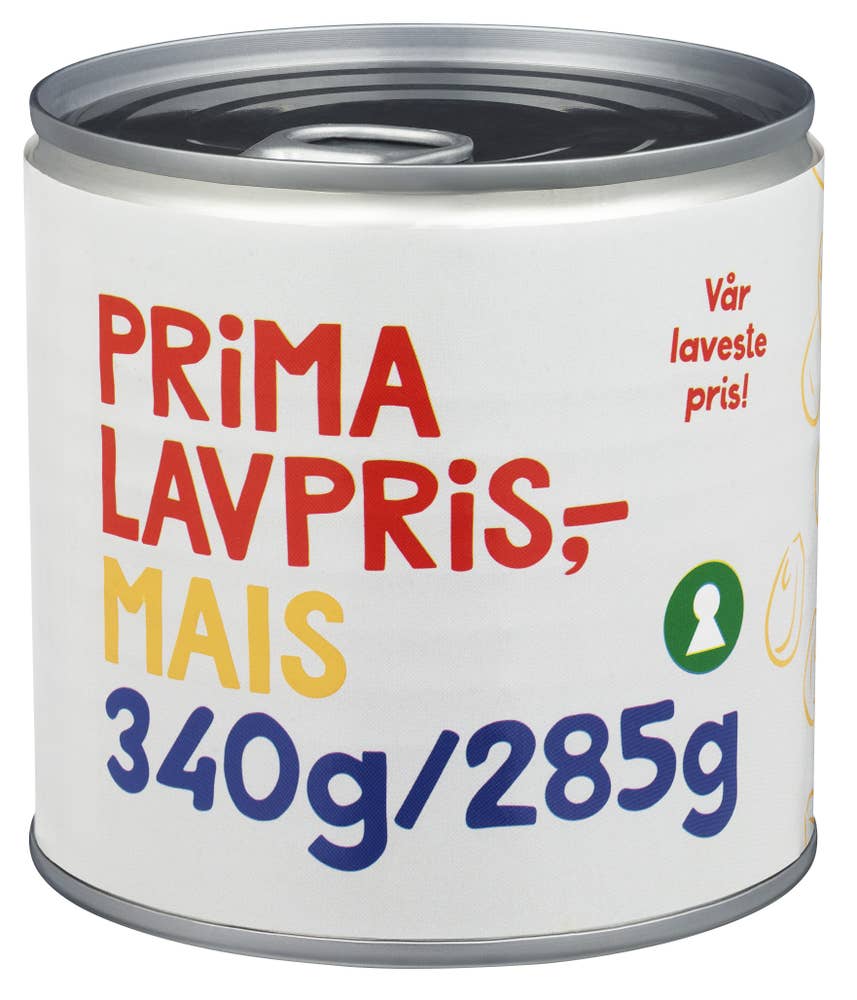 Prima Lavpris Maiskorn i lake