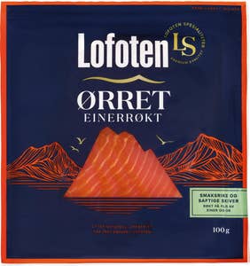 Lofoten Einerrøkt ørret Skivet