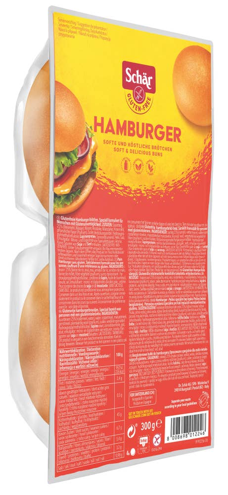 Schär Hamburgerbrød Glutenfri