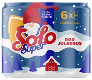 Solo Super Julebrus 6 x 0,33L