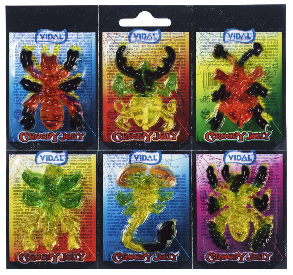 Vidal Jelly Creepy geléfigurer 6 stk