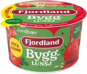 Fjordland Byggrynslunsj Med jordbær
