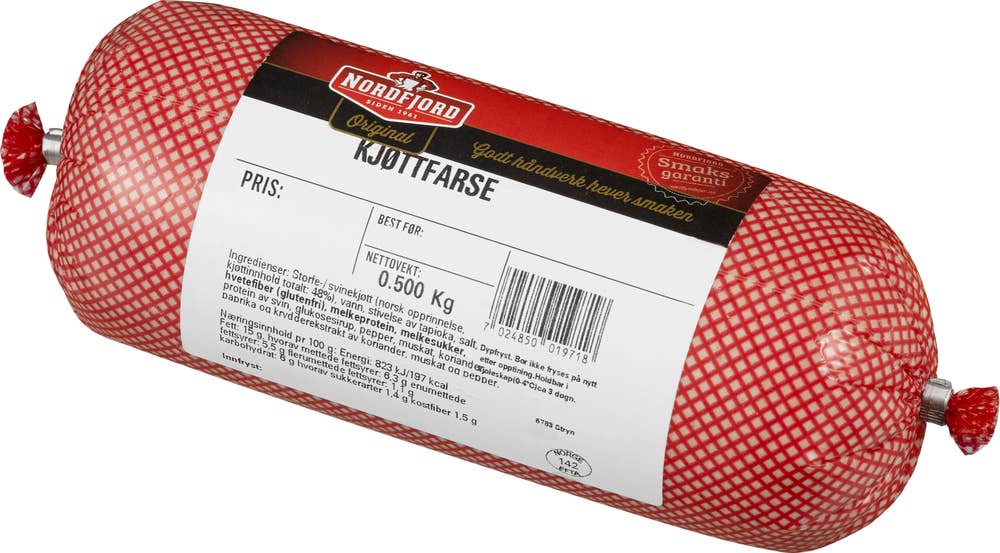 Nordfjord Kjøttfarse snabb frys