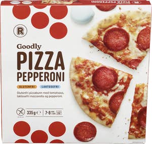 R Goodly Glutenfri pizza pepperoni