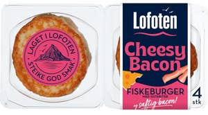 Lofoten Fiskeburger Cheesy Bacon