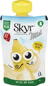 Q Skyr mini banan Porsjonspose