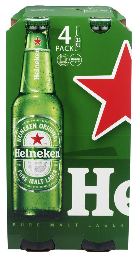 Heineken pilsner 4 x 0,33L