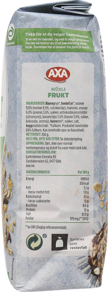Axa Fruktmüsli