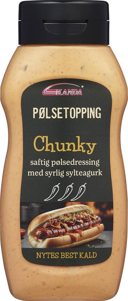 KANDA AS Pølsetopping Chunky