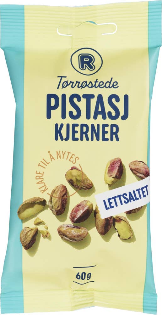 R Lettsaltede pistasjkjerner