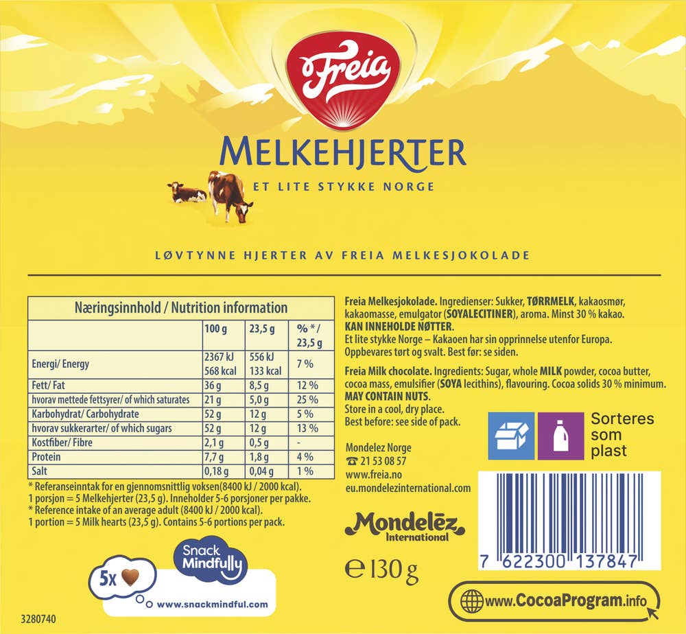 FREIA Melkehjerter