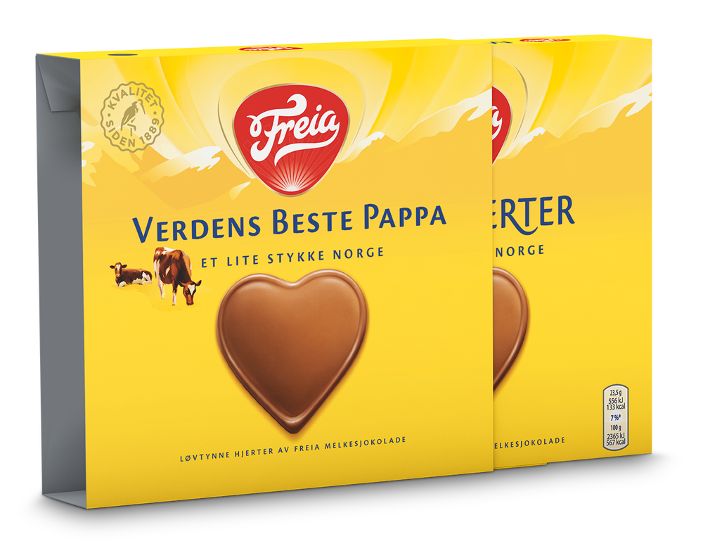 Freia Melkehjerter Verdens Beste Pappa