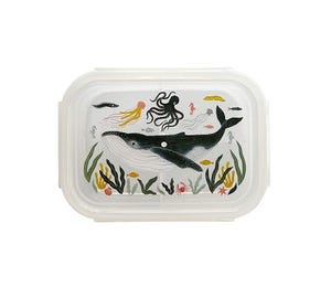 Sprell Matboks med tre rom Hval