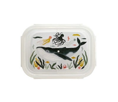 Sprell Matboks med tre rom Hval