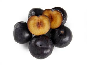 Blå / Rød Plommer I kurv, Sør Afrika