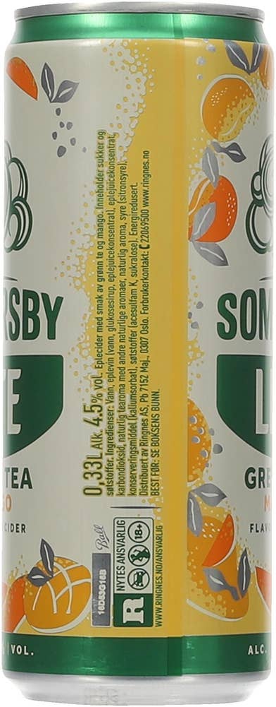 Somersby Lite Green tea mango