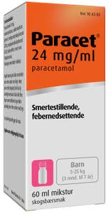 Paracet Mikstur, 24 mg / ml
