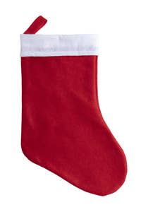 Nordic Season Julestrømpe i rød filt Høyde 40 cm