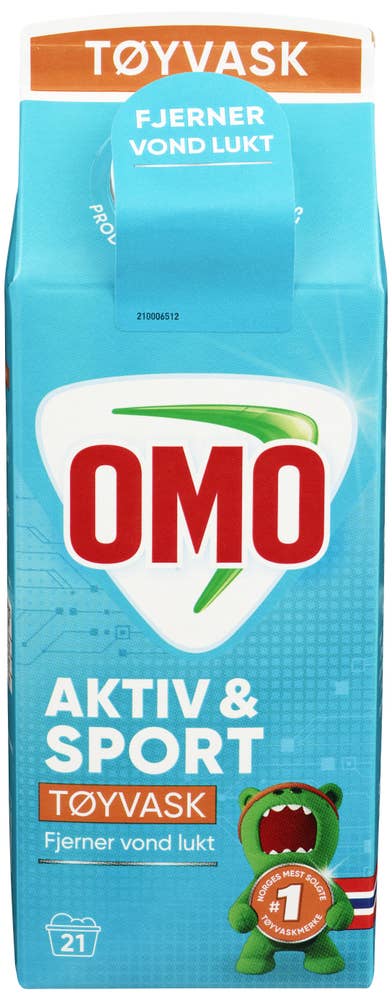 Omo Aktiv & sport tøyvask