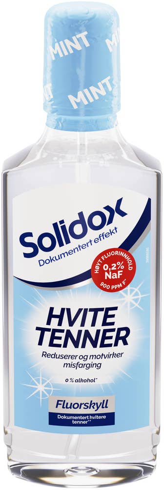 Solidox Hvite tenner munnskyll
