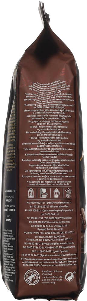 L'Or Espresso Forza 100% Arabica Intensitet, hele bønner