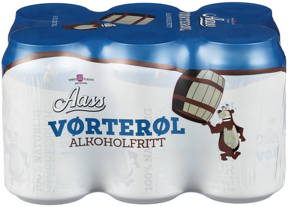 Aass Bryggeri Vørterøl 6x0,33l