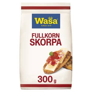 Wasa Fullkorn Skorper uten sukker