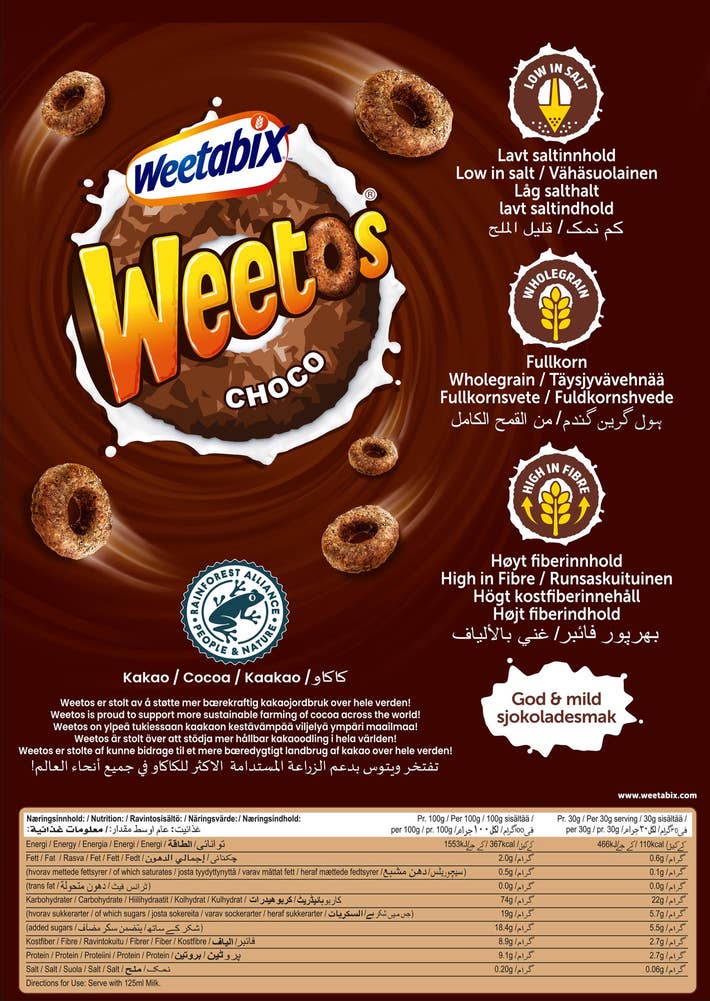 Weetabix Weetos Choco