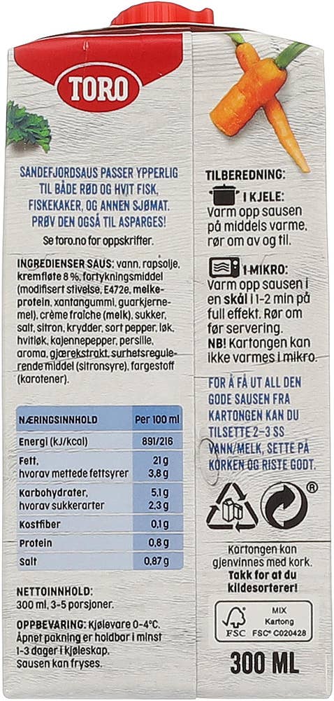 Toro Sandefjordsaus Kjølt