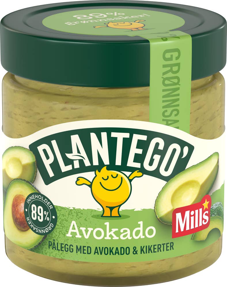 Plantego' Grønnsakspålegg Avokado & kikerter