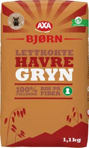 Axa Bjørn Lettkokte Havregryn