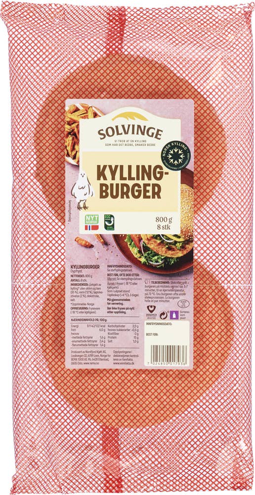Solvinge Kyllingburger