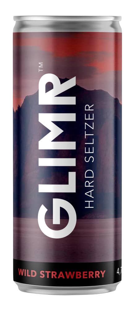 GLIMR Hard Seltzer Wild Strawberry