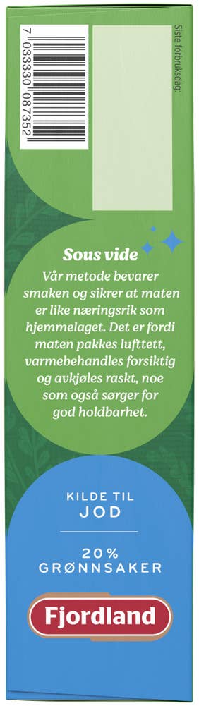 Fjordland Fiskeboller i hvit saus Med gulrøtter og poteter