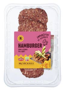 Nordfjord Hamburger storfe/svin Fersk