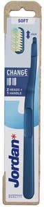 Jordan Tannbørste Change med 2 hoder Soft