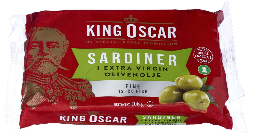 King-Oscar Sardiner i Olivenolje