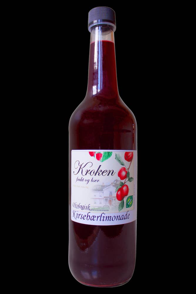 Kroken Frukt og Bær Økologisk Kirsebærlimonade